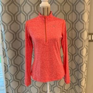 Nike Dri-Fit Hot Pink Long Sleeve Pullover